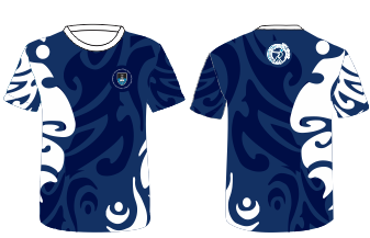 UCT Ladies Navy Round Neck Shirt