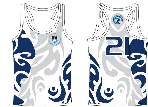 UCT Hockey White vest - with number