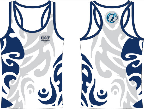 UCT Ladies White Racerback Vest