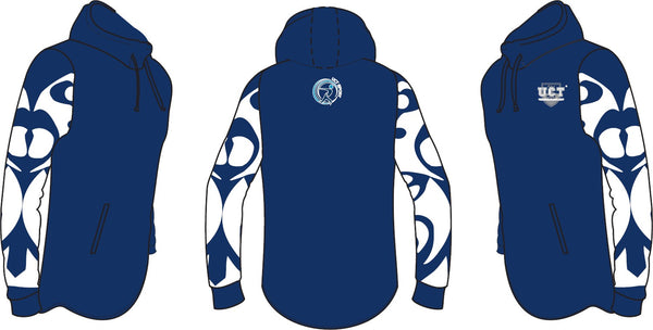 UCT Men's Navy Snood Hoody