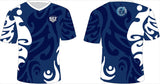 UCT Ladies Navy V-neck Shirt