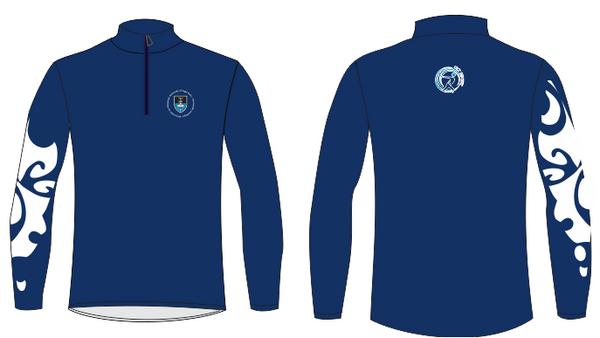 UCT Men's Navy Quarter Zip Top