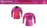 CCC Ladies Long Sleeve Shirt - We Love Heart