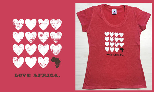 LiO Love Africa Ladies T-shirt