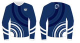 UCT Archery Navy Long Sleeve V-neck Shirt