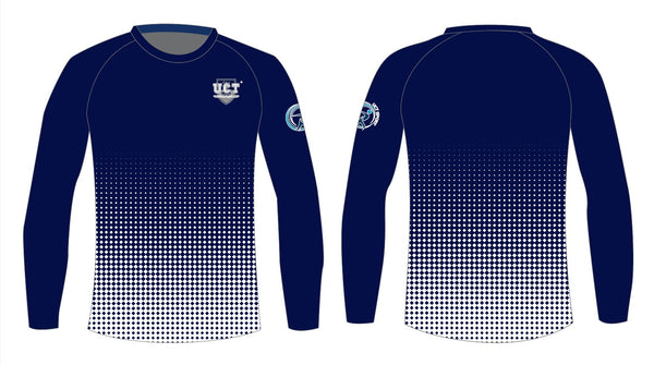 UCT Navy Half tone long sleeve shirt