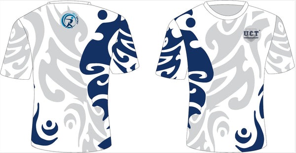 UCT Men's White Round Neck Shirt