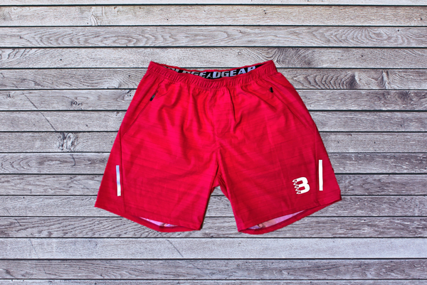 T-Mount Classic Melange Trail Lit Shorts - electric pink